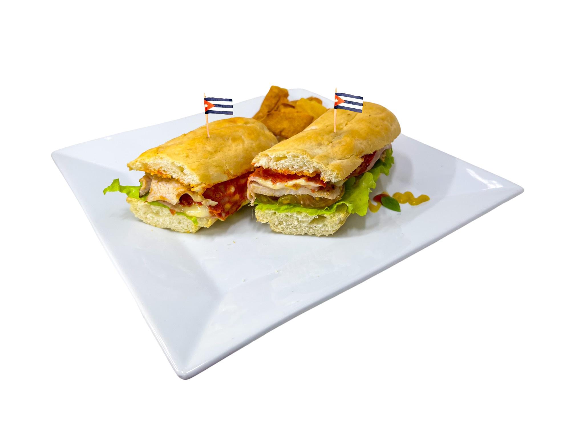 Sandwich Beisbol cubano